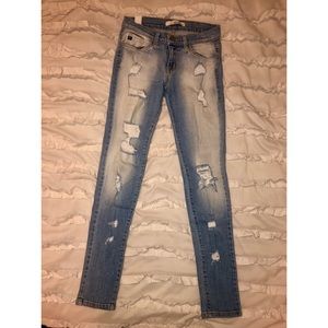 Kancan Distressed Skinny Jeans